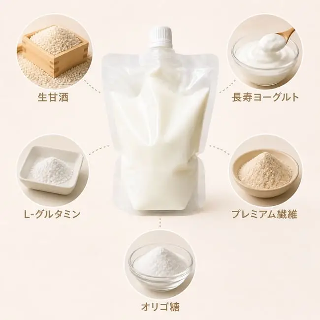 腸活生甘酒 お得用パウチ
